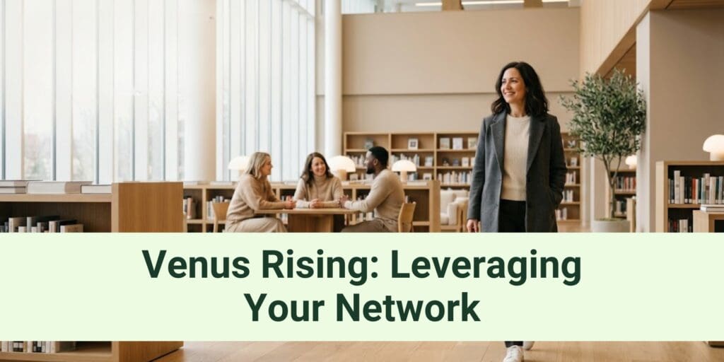 Professional woman looking thoughtfully at her LinkedIn network on a laptop, representing the challenge of leveraging professional relationships instead of simply building connections.